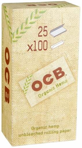 [OCBORGDBL] OCB Organic Hemp DBL Single Wide Rolling Papers - 25ct