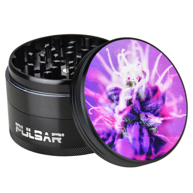 [GR697] Pulsar  2.5" Flowering 4pc Metal Grinder