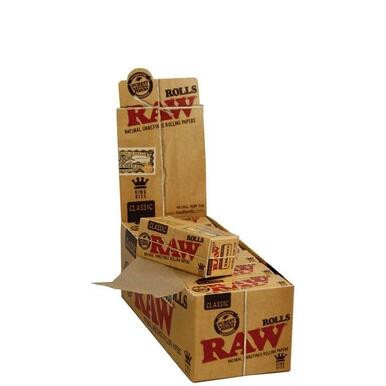 [RAW KS 3M ROLLS 12] RAW Classic King Size 3 Meter Rolls - 12ct