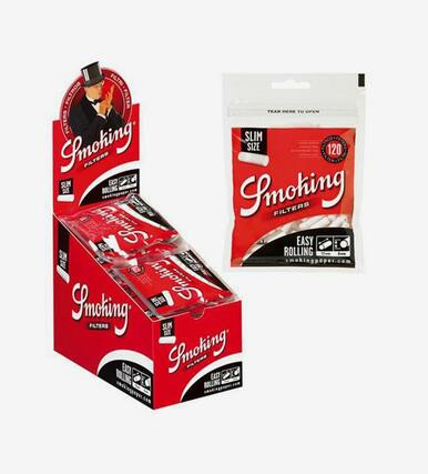 [SMOKING EASY BLACK S F 120] Smoking Easy Black Slim Filters -120ct