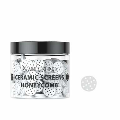 [CERAMIC SCREENS 200] White Rhino Honeycomb Ceramic Screens - 200ct