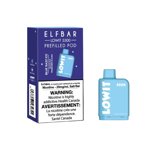 Elf Bar Lowit 5500 Puff Prefilled Pod - 10ct