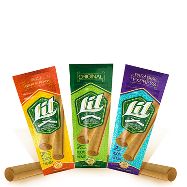 Lit Premium Hemp Wraps - 25ct