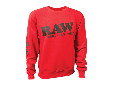 Raw Red Crewneck Sweatshirts