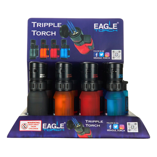 [PTT100] Eagle Tripple (PTT100) Torch Lighter - 12ct