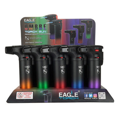 Eagle Torch Gun Aluminum Lighters 15 PC Wholesale