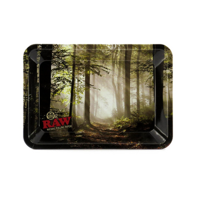 [RAW MINI FOREST TRAY] RAW Mini Forest Metal Rolling Tray