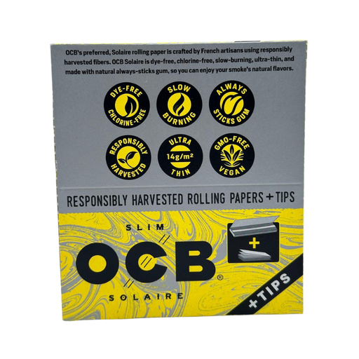 [OCB SOL F&T] OCB Solaire Slim Filter and Tips - 24ct