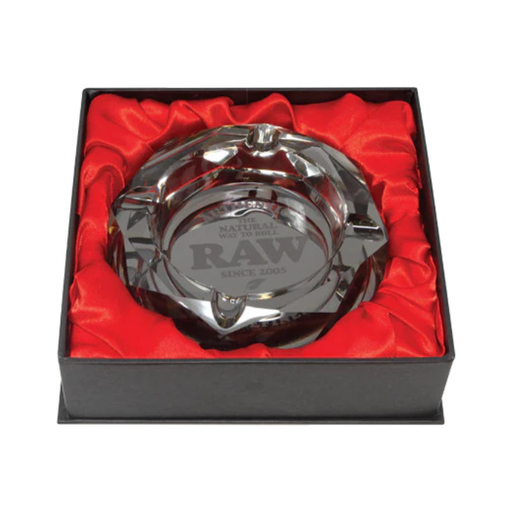 [RAW ORIGINAL ASHTRAY] Raw Original Dark Side Glass Ashtray