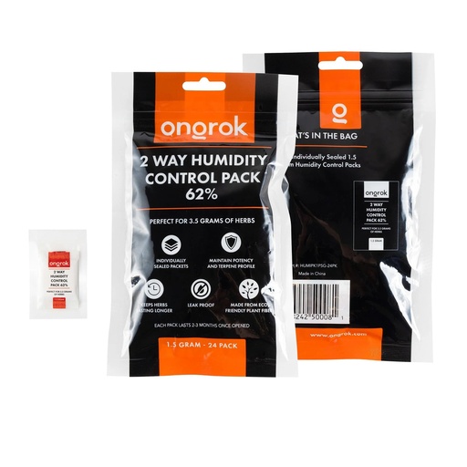 [HUMIPK1P5G-24PK] Ongrok 1.5gms 2 Way Humidity Control Pack - 24ct