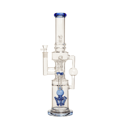 [ES2170] 19" Septa Drill Orb Bong