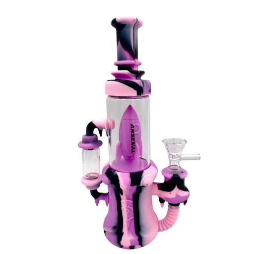 [WP-SL-H211] 9" Rocket Launcher Silicone Bong