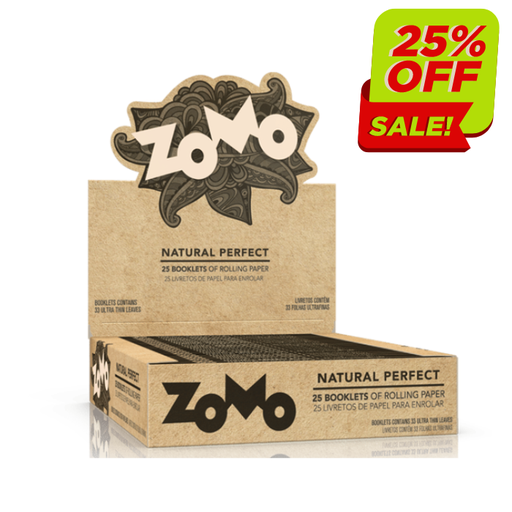 [ZOMO NATURAL PERFECT 25] Zomo Natural Perfect Rolling Paper - 25ct