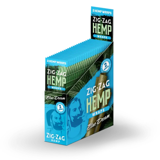 Zig Zag Hemp Wraps 2 pack - 25ct