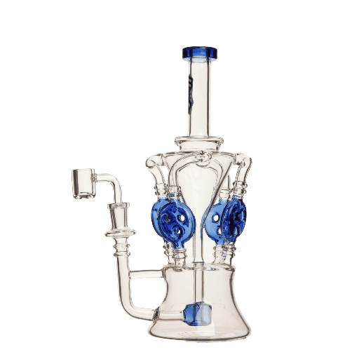 [HA WP-GLB009] 12" Haute Quad Emblem Dab Rig w/ Banger