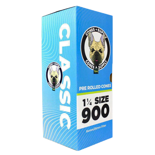 [CONES SUPPLY CLASSIC CONES 900] Cones + Supply 84mm Pre Rolled Classic Cones - 900ct