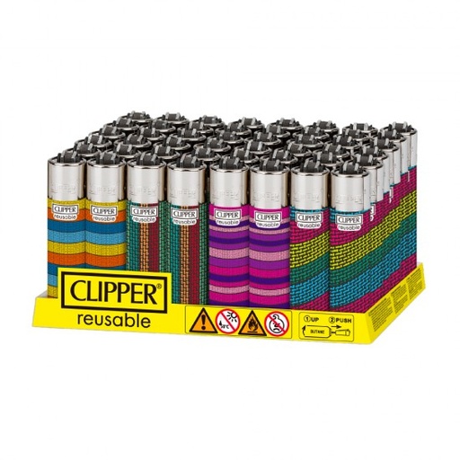 [CLIPPER REAL FABRIC] Clipper Real Fabric Lighters - 48ct