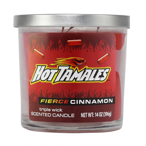 [HOTAMALES CANDLE 14OZ] Hot Tamales 3 Wick Scented Candle - 14oz