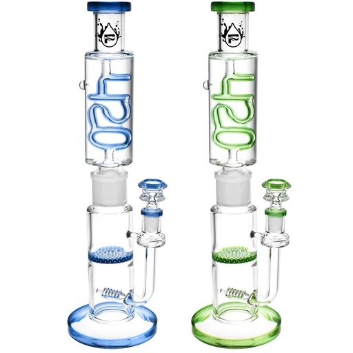 Pulsar 420 Design Stackable Glycerine 13.75" 14mm F Water Pipe