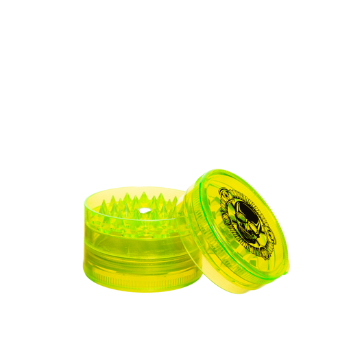 [HX224] Arsenal Clear Neon 60mm 5-Pc Acrylic Grinder - 12ct