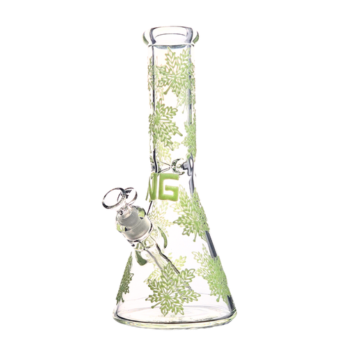 [ST011] 13" Nice Glass Glow-In-The-Dark Leaves