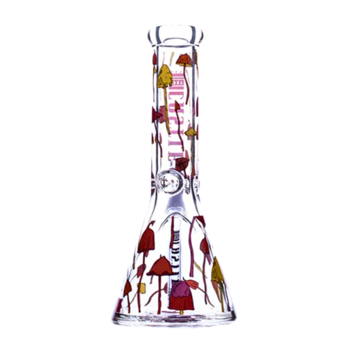 [CG-403] 12" 9mm Shroomie Castle Glass Bong