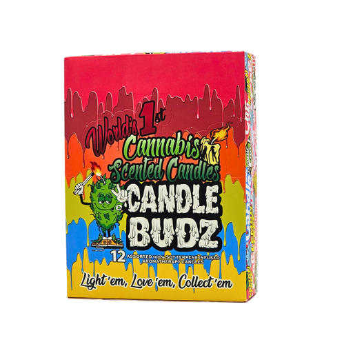 [CANDLE BUDZ 12] Candle Budz Cannabis Scented Candles (1 oz) - 12ct