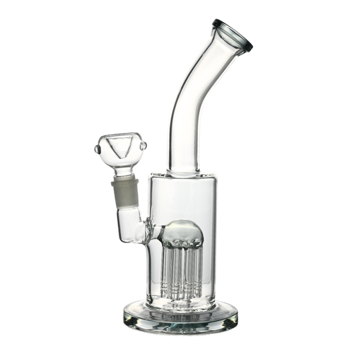 [10" CYCL 8-ARM PERC] 10" Cylindrical Bong w/ 8-Arm Percolator