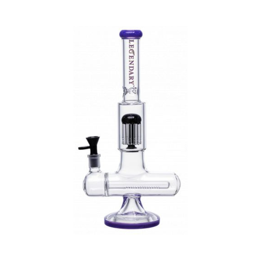 13" Legendary Inline With Tree Perc Glass Bong