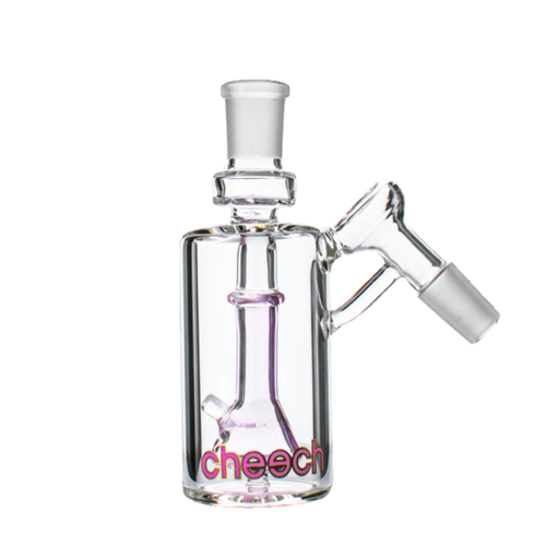 [CC-CH-005-ASHC] Cheech 45 Degree 14mm Pink Logo Ash Catcher