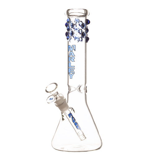 12" 5mm Marley Bubble Beads Beaker Bong