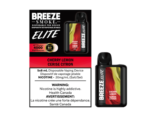 Breeze Elite S50 4000 Puffs Disposable Vape - 5ct