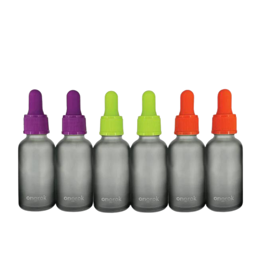 [ONGROK GLASS LIQUID DROPPERS] Ongrok 30ml Glass Liquid Droppers- 6ct