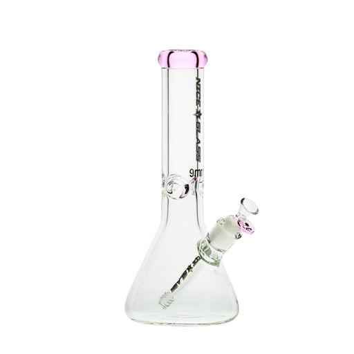 [240A-9] 12" 9mm Nice Glass Beaker Bong