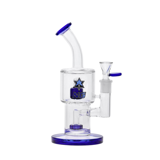 [XY574] 8.5" Nice Glass Double Chamber Bubbler