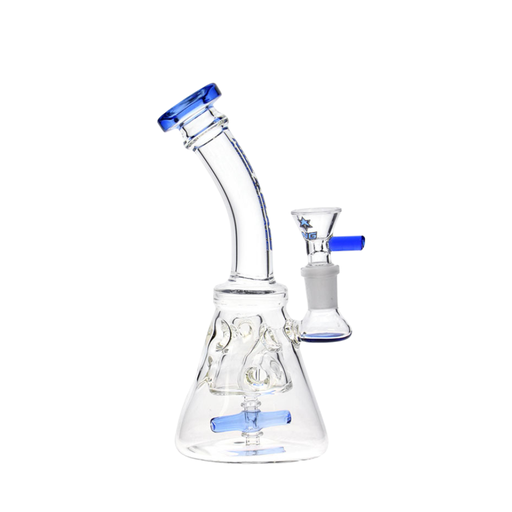 [BX1212] 7.5" Nice Glass Propeller Perc Swiss Bubbler