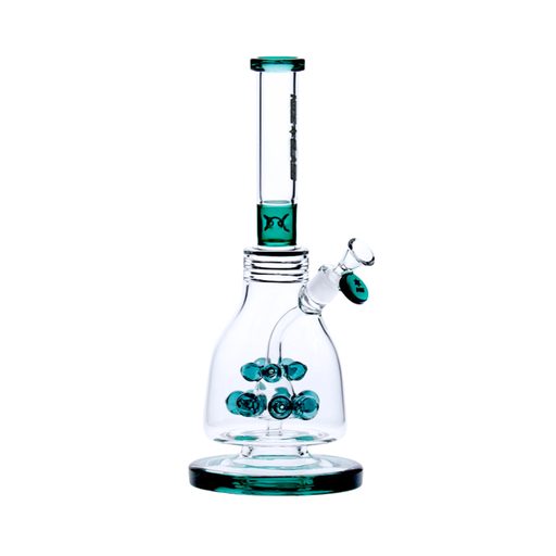 [S377] 13" Nice Glass Multi Bauble Perc Bong