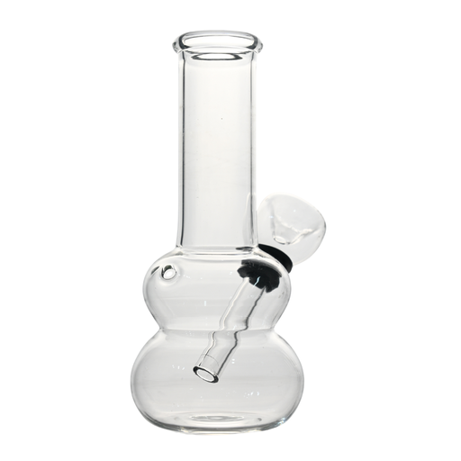 [NB-05-GBCL] 5" Transparent Glass Bong - 5ct