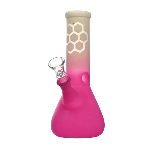 [NB-08-HCGB] 8" Honeycomb Glass Bong - 3ct