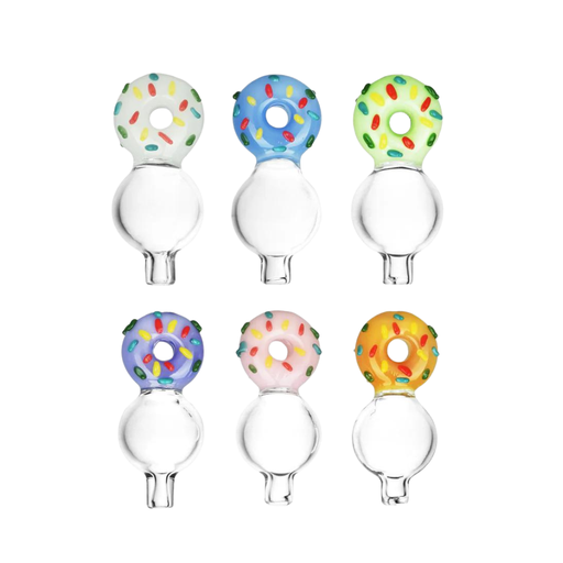 [SA4269] 25mm Pulsar Donut Bubble Carb Cap - 6ct Assorted Colours
