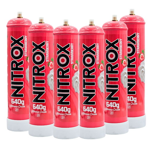 Nitrox N20 640gm Oxide Cream Chargers - 6ct