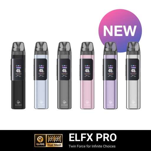 Elfx Pro Open Refillable Pod Starter Kit