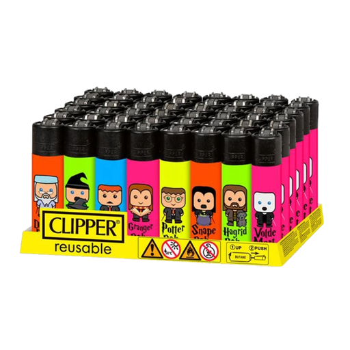 [CLIPPER POTTER BABIES 48] Clipper Classic Potter Babies Lighters - 48ct