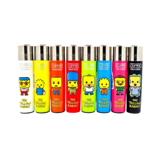 [CLIPPER YELLOW BABIES 48] Clipper Classic Yellow Babies Lighters - 48ct