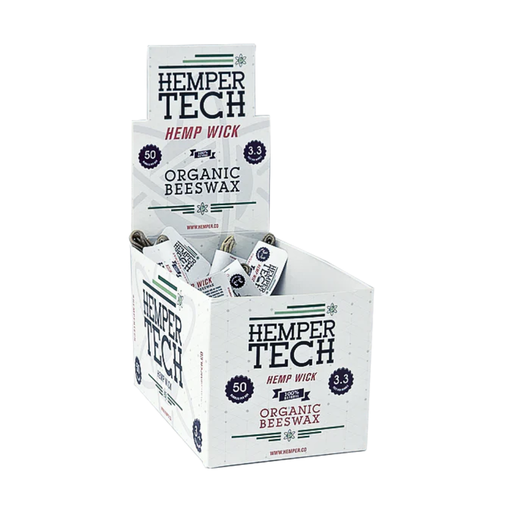 [DISPLAY-HT-HEMPWICK] Hemper Tech Hempwick - 50ct