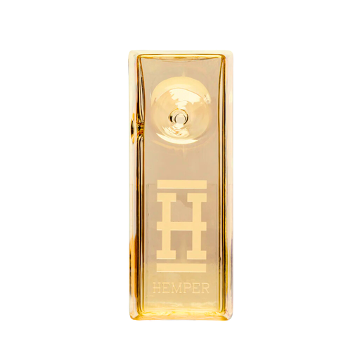 [HMP-HP-0124] 4" Hemper Gold Brick Handpipe
