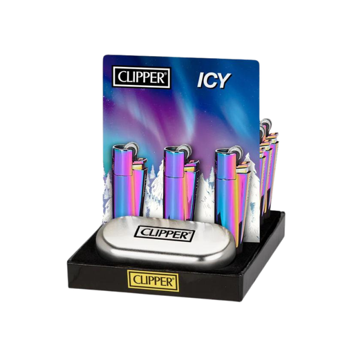 [CLIPPER CLASSIC ICY] Clipper Classic Large Icy Lighters - 12ct