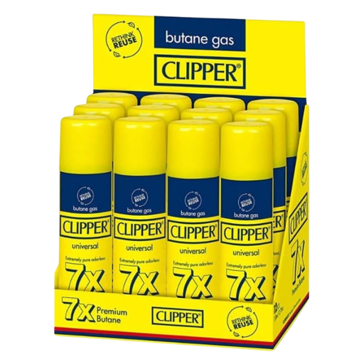 [CLIPPER 7X PREMIUM BUTANE] Clipper 7X Premium Butane 300ml - 12ct