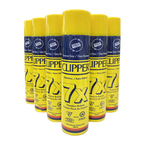 [CLIPPER 7X PREMIUM BUTANE] Clipper 7X Premium Butane 300ml - 12ct