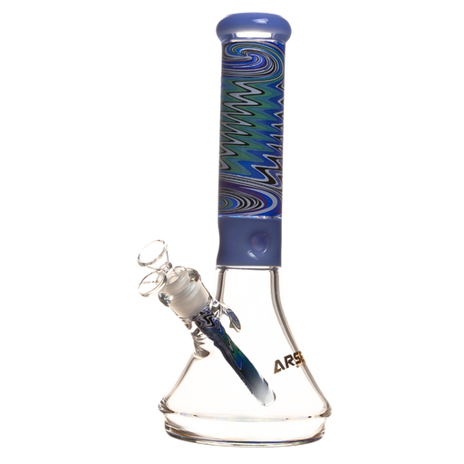 14" 7mm Arsenal Whirlpool Wave Glass Bong